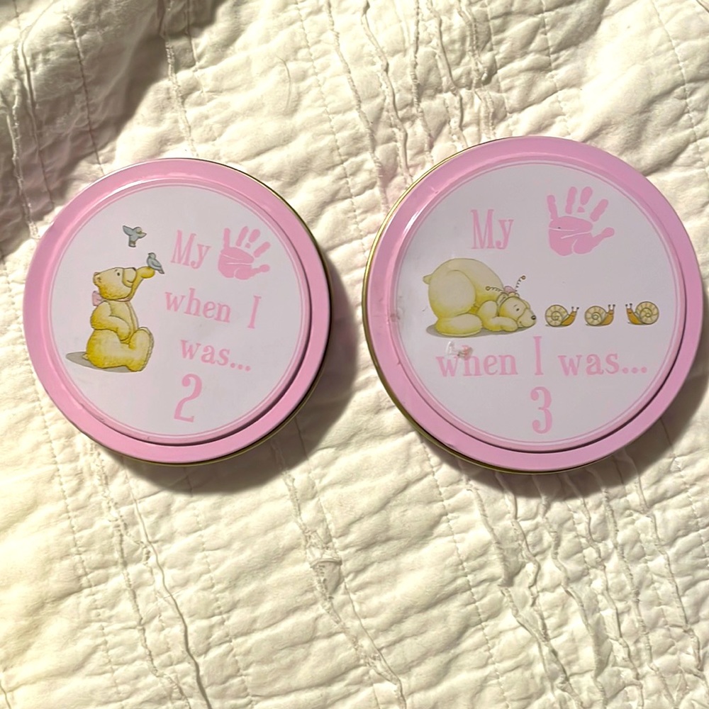 2yr & 3 yr handprint molds